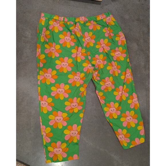 Modcloth x Marisol Muro Retro Style Floral 70s Pants Size 3X Flower Cats 60s - Picture 6 of 11